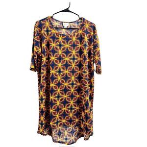 LuLaRoe Irma Women's Fiery Long Shirt